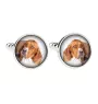 English Pointer, Englischer Pointer I Ärmelknöpfe und Krawatte mit Ihrem Foto, Anzugaccessoire, Herrenschmuck der Marke Art-Dog