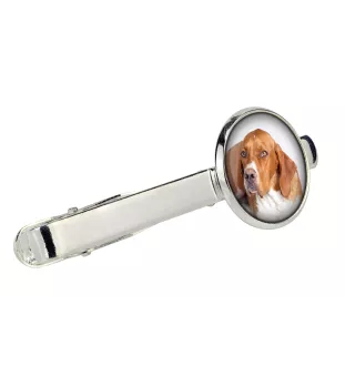 English Pointer I - cufflinks and tie with your photo, a suit decoration, men's jewelry from the Art-Dog brand.