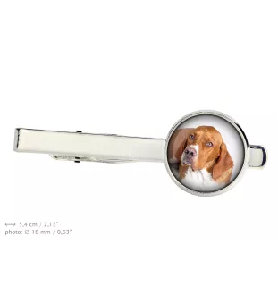 English Pointer I - cufflinks and tie with your photo, a suit decoration, men's jewelry from the Art-Dog brand.