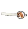 English Pointer I - cufflinks and tie with your photo, a suit decoration, men's jewelry from the Art-Dog brand.