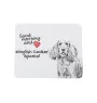 Cocker spaniel anglais - tapis de souris personnalisé avec impression, tapis de souris personnalisé avec chien, accessoire unique pour employé de bureau de la marque Art-Dog