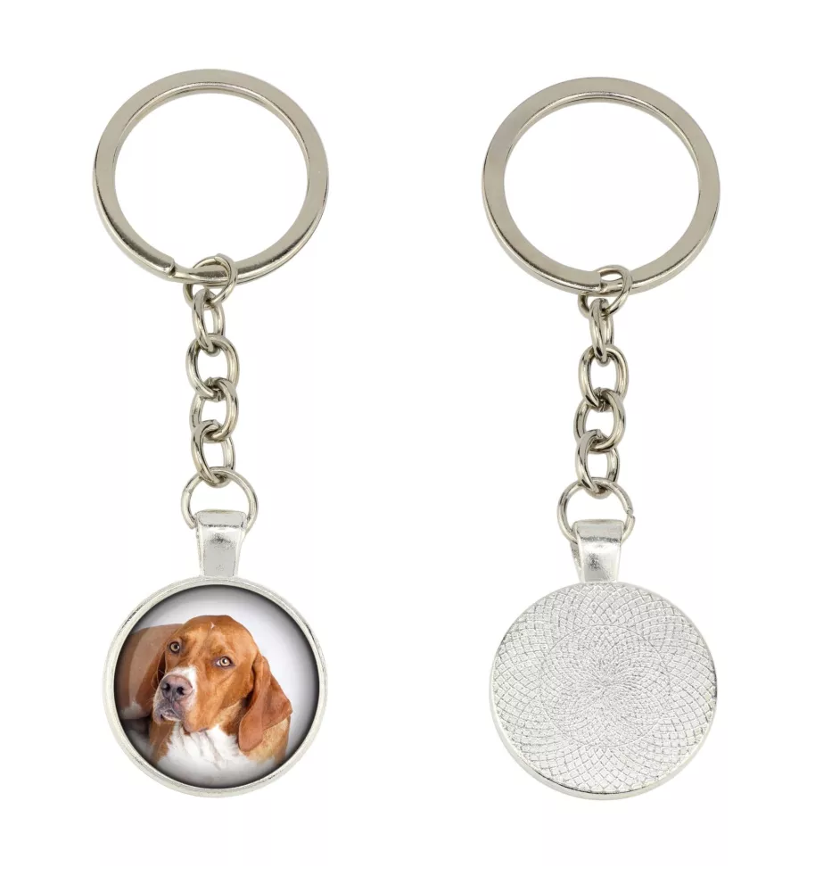 English Pointer I - keychain in a box, own photo, keychain pendant from Art-Dog brand