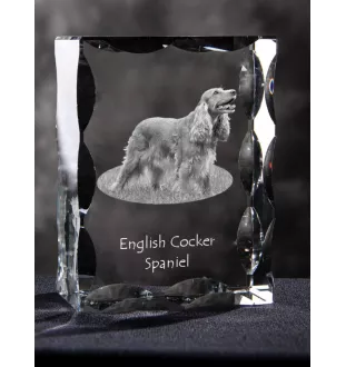 Cocker spaniel angielski ramka kryształowa z psem Art-Dog