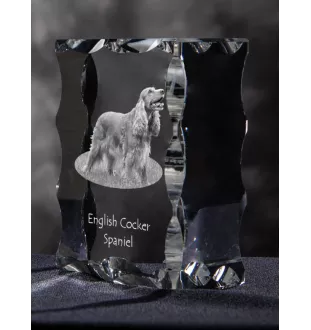 Cocker spaniel angielski ramka kryształowa z psem Art-Dog