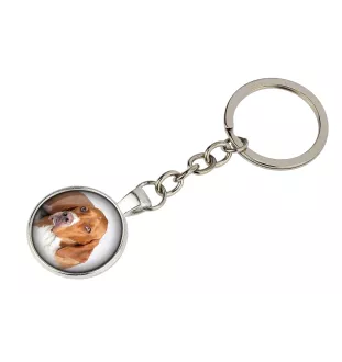 English Pointer I - keychain in a box, own photo, keychain pendant from Art-Dog brand