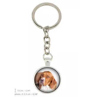 Pointer anglais I - porte-clés dans une boîte, photo personnelle, porte-clés de la marque Art-Dog