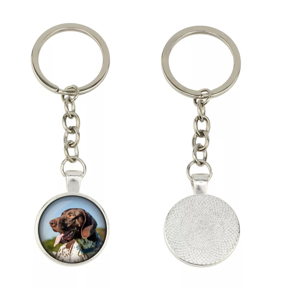 English Pointer, Englischer Pointer - Schlüsselanhänger in einer Box, eigenes Foto, Schlüsselanhänger der Marke Art-Dog