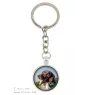 English Pointer - keychain in a box, own photo, keychain pendant from Art-Dog brand