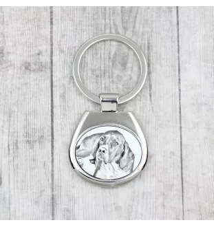 English Pointer, Englischer Pointer I - Schlüsselanhänger mit Hund, Anhänger mit Aufdruck, personalisierter Anhänger der Marke Art-Dog