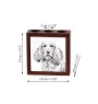 English Cocker Spaniel, Englische Cockerspaniel  - Stifthalter mit Hund, Schreibtischorganizer mit Aufdruck, personalisierte Schreibtischdekoration der Marke Art-Dog