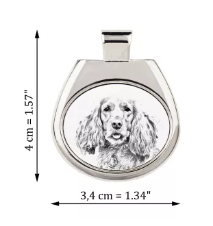 Cocker spaniel angielski zawieszka naszyjnik z psem Art-Dog
