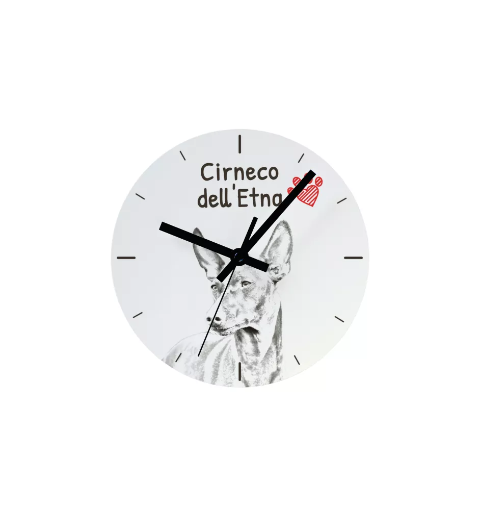 English Cocker Spaniel - wall clock with a dog, shelf clock with a print, personalized home decoration from the Art-Dog brand