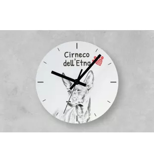 English Cocker Spaniel - wall clock with a dog, shelf clock with a print, personalized home decoration from the Art-Dog brand