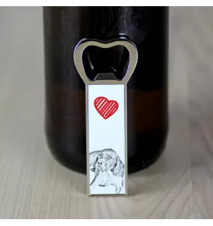 English Pointer, Englischer Pointer I - Flaschenöffner mit Hund, personalisierter Flaschenöffner für den Kühlschrank, ein einzigartiges Geschenk für Männer von der Marke Art-Dog