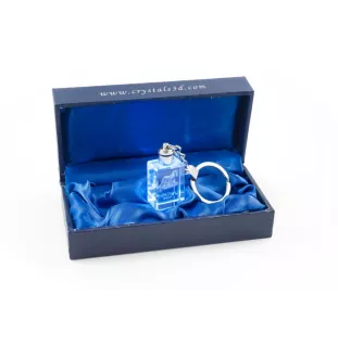 English Cocker Spaniel - Crystal key ring with dog photo, illuminated key ring, unique gift by Art-Dog brand