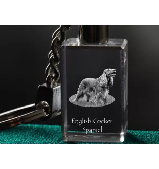 Cocker spaniel angielski brelok kryształowy z psem Art-Dog