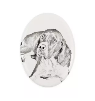 Pointer I płyta nagrobna ze zdjęciem psa Art-Dog