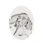 English Pointer, Englischer Pointer I - Gedenktafel mit einem Foto eines Hundes, Grabplatte mit Druck, personalisierte ovale Platte der Marke Art-Dog