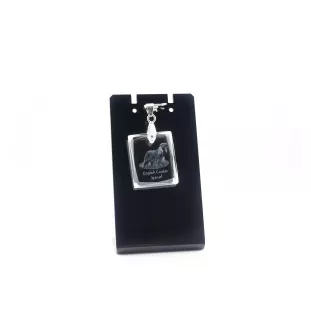 English Cocker Spaniel - Crystal dog pendant, photo necklace, unique jewellery by Art-Dog