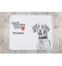 English Pointer, Englischer Pointer II - Mauspad mit Druck, personalisiertes Mauspad mit Hund, einzigartiges Gadget für Büroangestellte von Art-Dog.