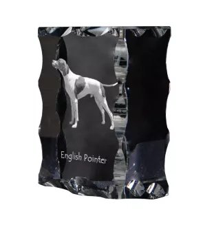Pointer ramka kryształowa z psem Art-Dog