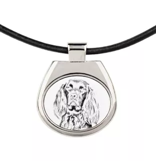 English Pointer - dog necklace, personalized pendant with a photo, unique necklace for women and men by Art-Dog brand