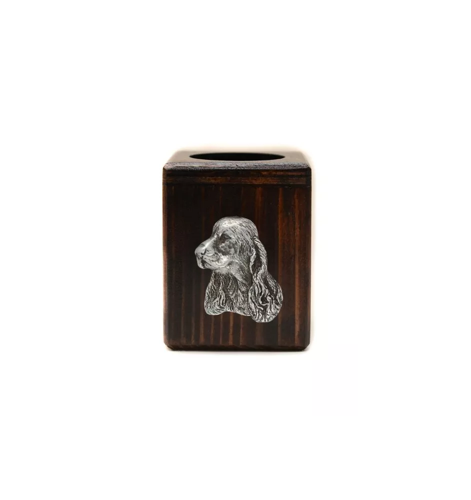 Cocker spaniel angielski świecznik kwadratowy Art-Dog