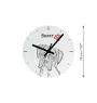 English Pointer I - wall clock with a dog, shelf clock with a print, personalized home decoration from the Art-Dog brand
