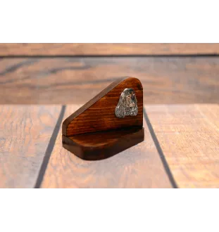 English Cocker Spaniel I - wooden candle holder with a dog, tealight holder, a memorial place for a dog by Art-Dog brand