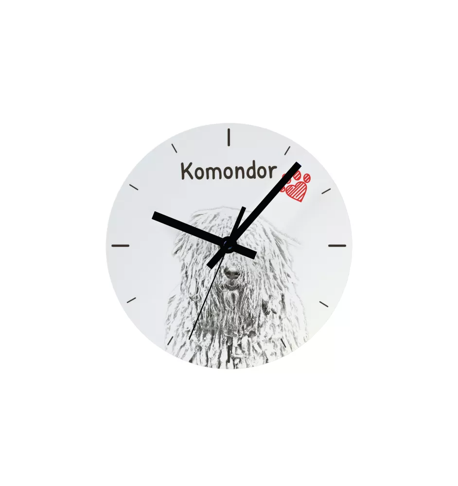 English Pointer, Englischer Pointer II - Wanduhr mit Hund, Regal Uhr mit Druck, personalisierte Hausdekoration von Art-Dog.