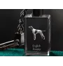 English Pointer, Englischer Pointer - Schlüsselanhänger aus Kristall mit Hundefoto, beleuchteter Schlüsselanhänger, einzigartiges Geschenk der Marke Art-Dog