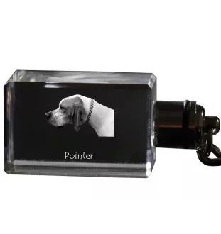 Pointer I brelok kryształowy z psem Art-Dog