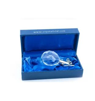 English Pointer I - pendant with a photo of a dog, crystal key ring in a gift box, a unique gift by Art-Dog