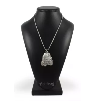English Cocker Spaniel I - necklace with a dog, dog pendant on a silver chain, unique jewelry from the Art-Dog brand
