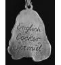 English Cocker Spaniel, Englische Cockerspaniel  I - Halskette mit Hund, Hundeanhänger an einer silbernen Kette, einzigartiger Schmuck der Marke Art-Dog