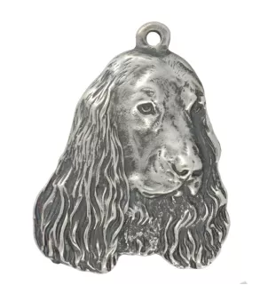 English Cocker Spaniel, Englische Cockerspaniel  I - Halskette mit Hund, Hundeanhänger an einer silbernen Kette, einzigartiger Schmuck der Marke Art-Dog