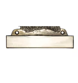 Cocker spaniel anglais - plaque d'adresse avec chien, plaque de nom en laiton, plaque de porte personnalisée avec le nom de la marque Art-Dog