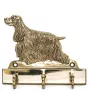 English Cocker Spaniel, Englische Cockerspaniel  - Schlüsselhalter mit Hund, Messinggriff für Hundezubehör, elegante Dekoration für den Flur der Marke Art-Dog