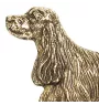 English Cocker Spaniel - key holder with a dog, brass handle for dog accessories, an elegant decoration for the hallway from the Art-Dog brand.
