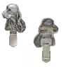 Cocker spaniel anglais - broche avec pince, support pour numéro de départ, épingle argentée pour exposition de chiens de la marque Art-Dog