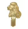 English Cocker Spaniel, Englische Cockerspaniel  - Brosche mit Clip, vergoldeter Startnummernhalter, elegante Hundeaustellungsnadel der Marke Art-Dog