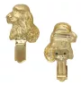 Cocker spaniel anglais - broche avec pince, support doré pour numéro de départ, cadeau pour exposition de chiens de la marque Art-Dog