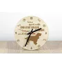 Cocker spaniel anglais - horloge avec chien, horloge en bois, horloge murale pour les amoureux des chiens, horloge de bureau et étagère, Art-Dog