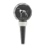 Pointer anglais - Bouchon de bouteille en cristal, bouchon de vin unique avec photo, cadeau personnalisé pour sommelier par la marque Art-Dog