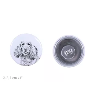 Cocker spaniel anglais - boucles d'oreilles uniques avec un chien, votre animal de compagnie sur un porte-clés, marque propre Art-Dog