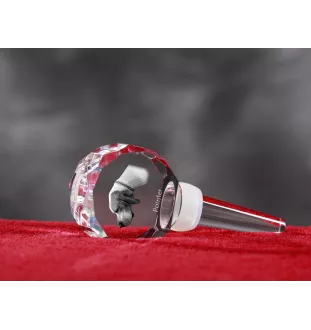 English Pointer, Englischer Pointer I - Kristallflaschenverschluss, einzigartiger Weinverschluss mit Foto, personalisiertes Geschenk für Sommelier der Marke Art-Dog