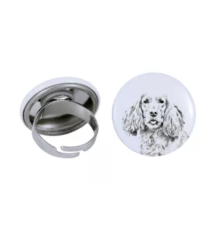English Cocker Spaniel - women's jewelry with a dog portrait, handmade product, possibility to add your own photo, Art-Dog brand