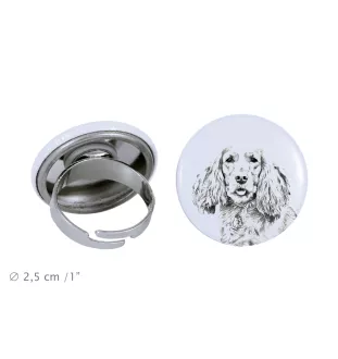 English Cocker Spaniel - women's jewelry with a dog portrait, handmade product, possibility to add your own photo, Art-Dog brand