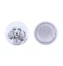 English Cocker Spaniel - pin with your dog, add your own photo, Art-Dog brand