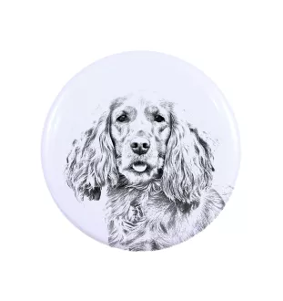 English Cocker Spaniel - magnet with a dog's pupil, exceptionally light, strong magnet, handmade product by the Art-Dog brand